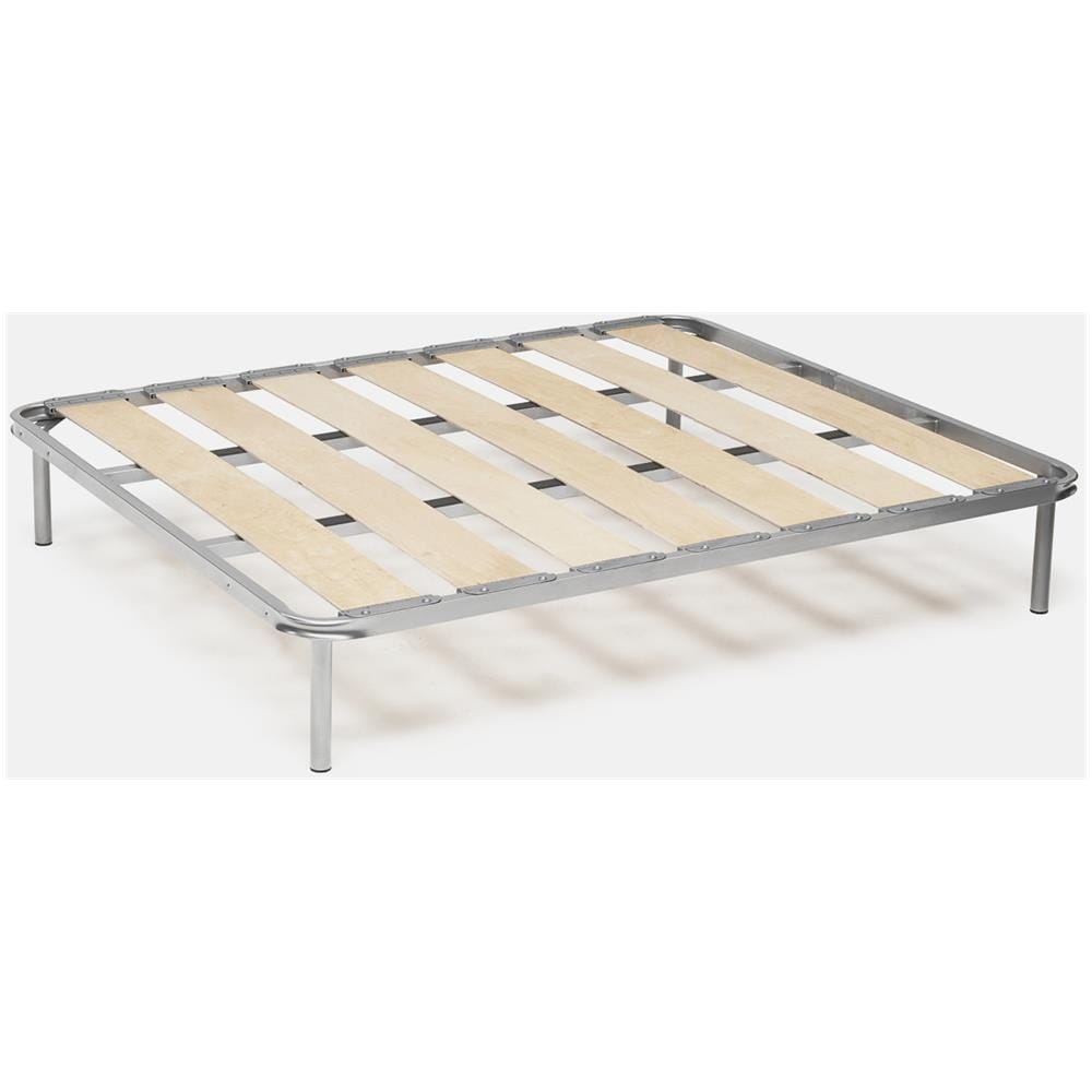 Rete Letto Matrimoniale Anagaia, Rete Ortopedica A Doghe Larghe, 100% Made In Italy, Cm 160x190h31 - Foto 2