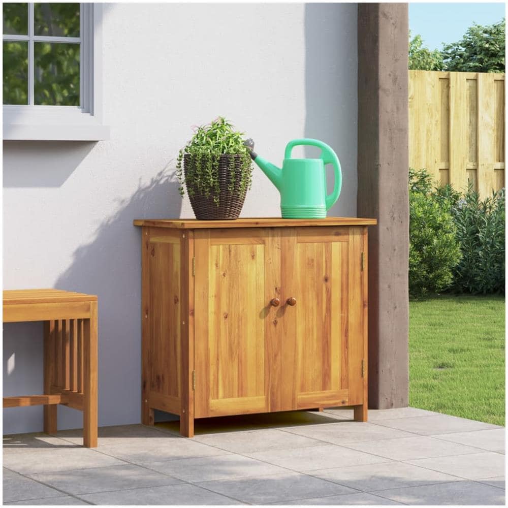 Mobile Da Giardino75x35x70 Cm In Legno Massello Di Acacia - Foto 1