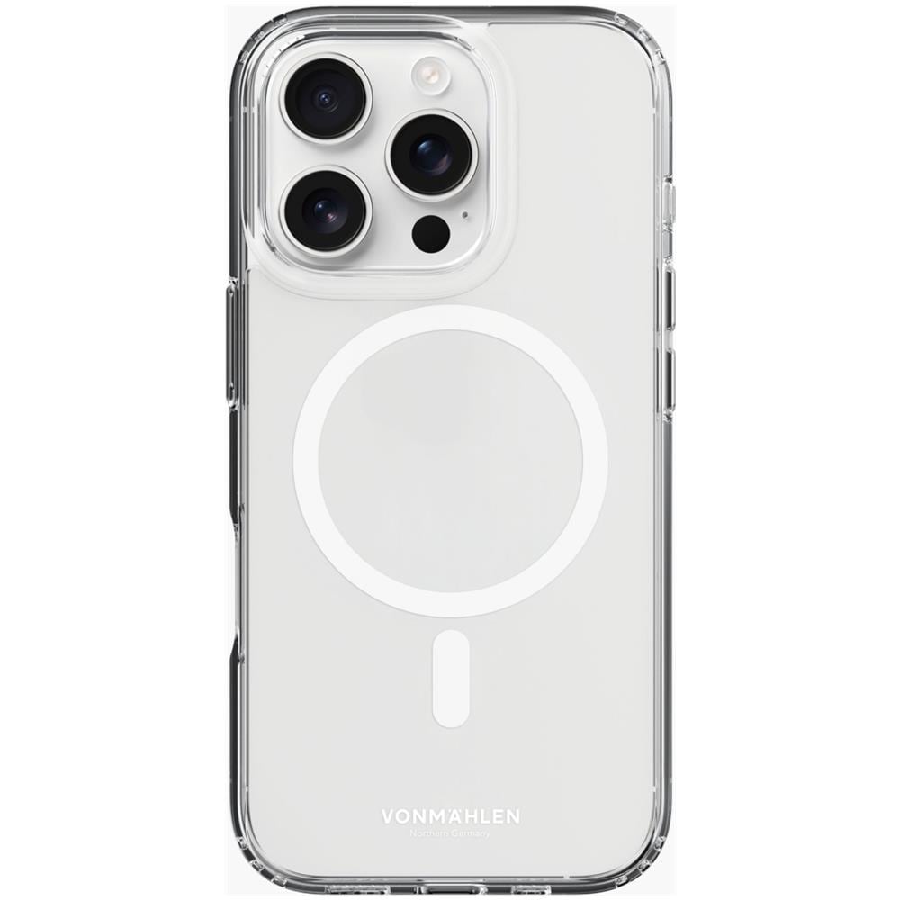 Transparent Case custodia per cellulare 17,5 cm (6.9") Cover Trasparente, Bianco - Foto 1