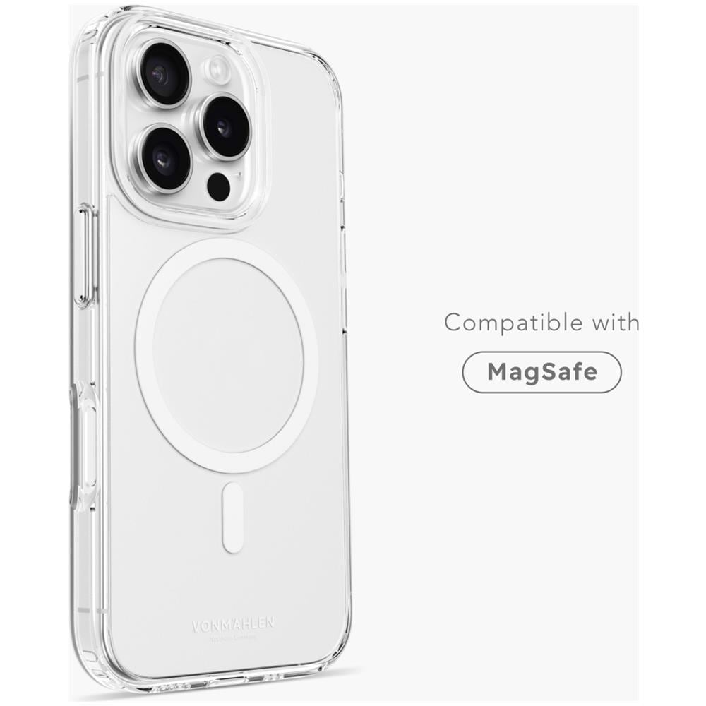 Transparent Case custodia per cellulare 17,5 cm (6.9") Cover Trasparente, Bianco - Foto 2