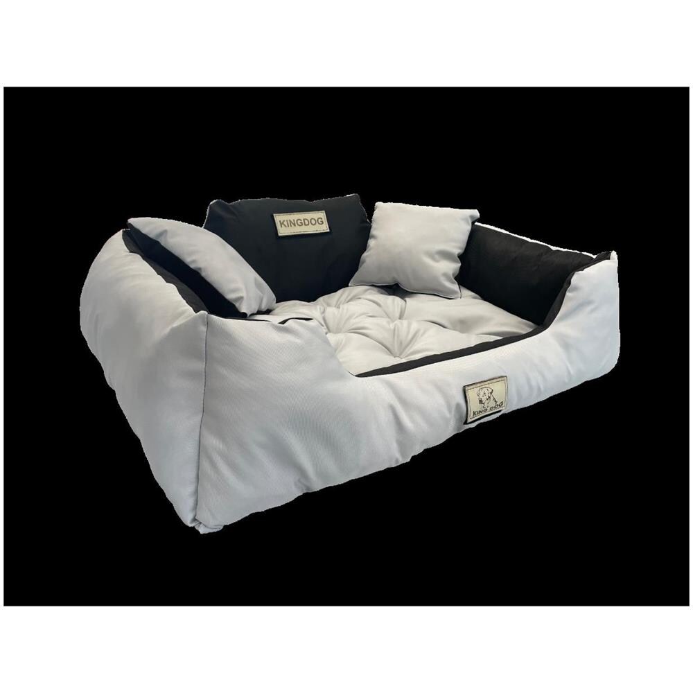 145x115 cm KINGDOG Cuccia per cani impermeabile personalizzabile grigio chiaro - Foto 2