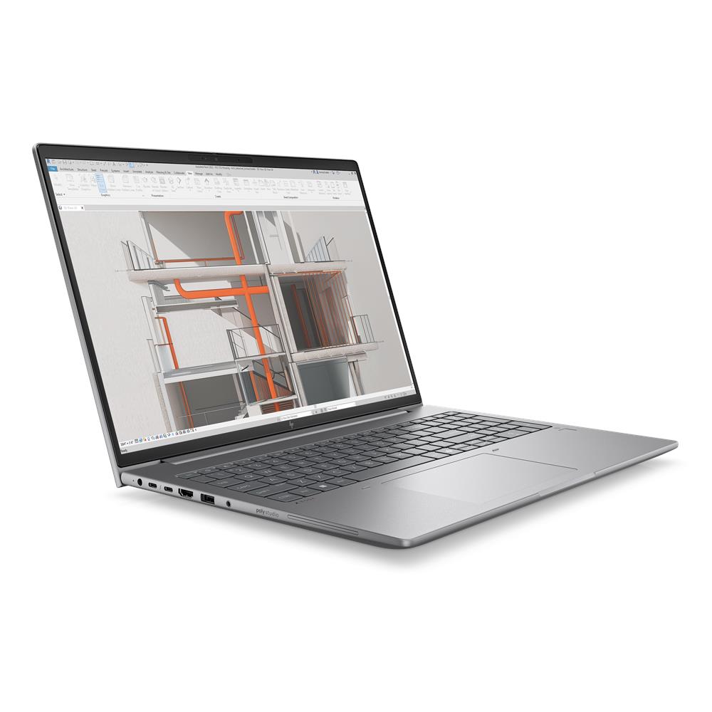 Zbook X G1i Wolf Pro Security Edition Intel Core Ultra 7 255H Workstation mobile 40,6 cm (16") WUXGA 32 GB DDR5-SDRAM 1 TB SSD NVIDIA RTX PRO 2000 Blackwell Wi-Fi 7 (802.11be) Windows 11 Pro AI Workstation, AI PC Argento - Foto 2