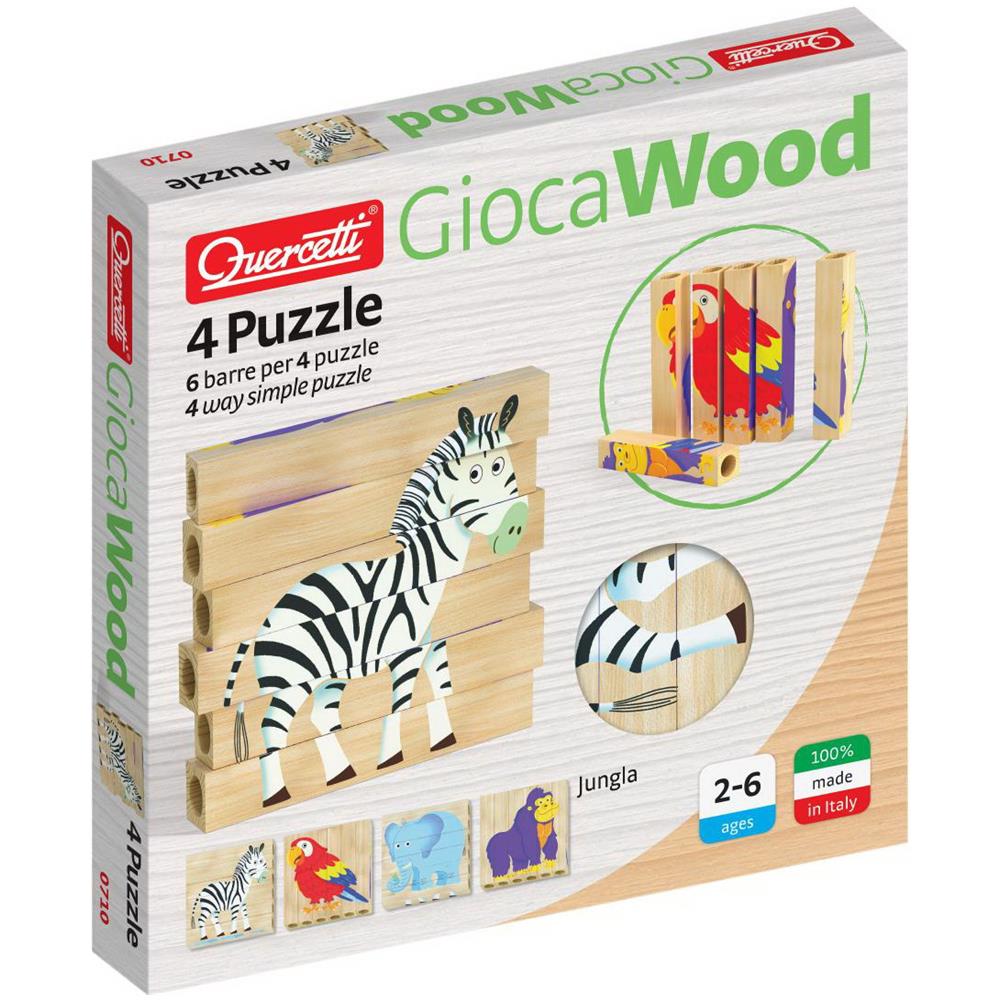 0710 - 4 Puzzle - Jungla - Foto 2