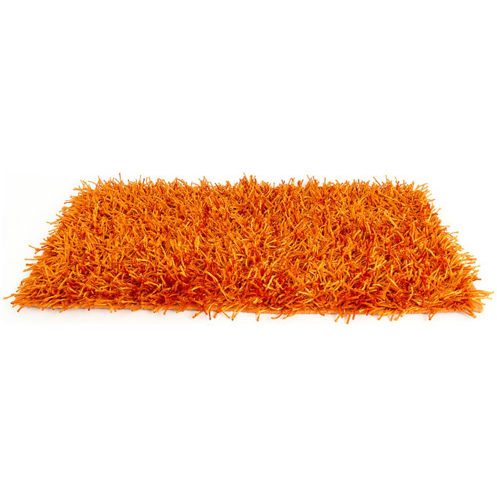 Tappeto Da Cucina E Da Salotto Modello Shaggy 160x230cm Arancio - Foto 1
