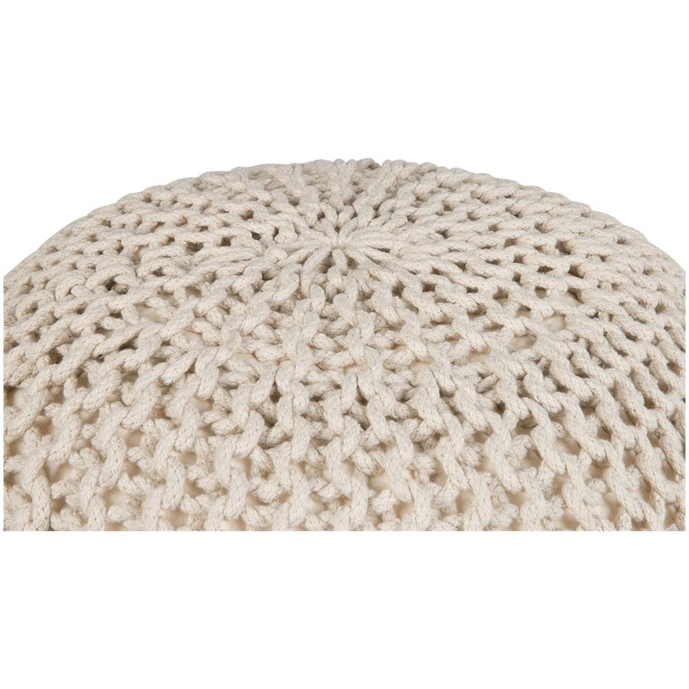 Pouf Giallo / Beige 50 X 35 Cm Conrad - Foto 2