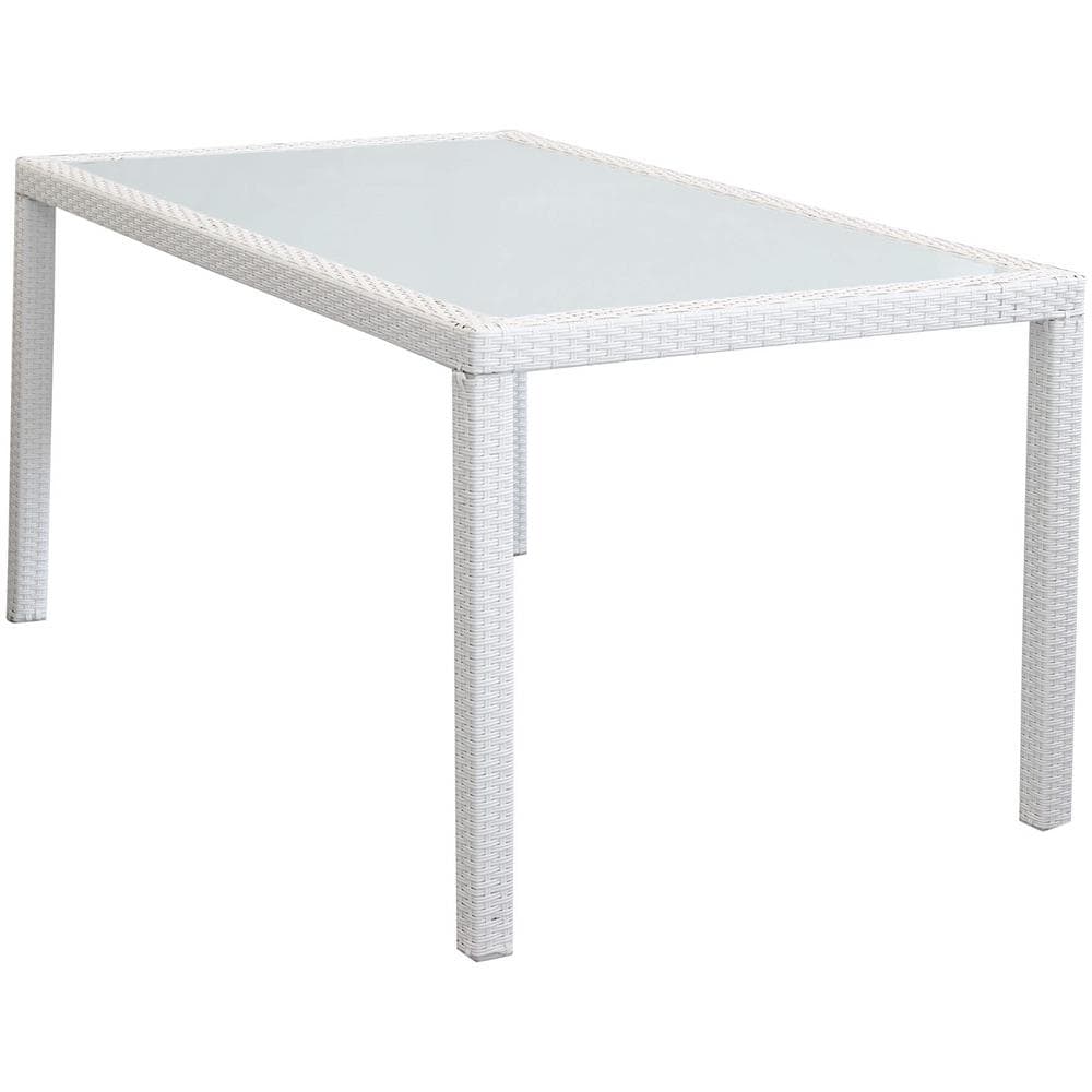 Axona - Tavolo Intreccio In Rattan Sintetico E Vetro - Foto 1