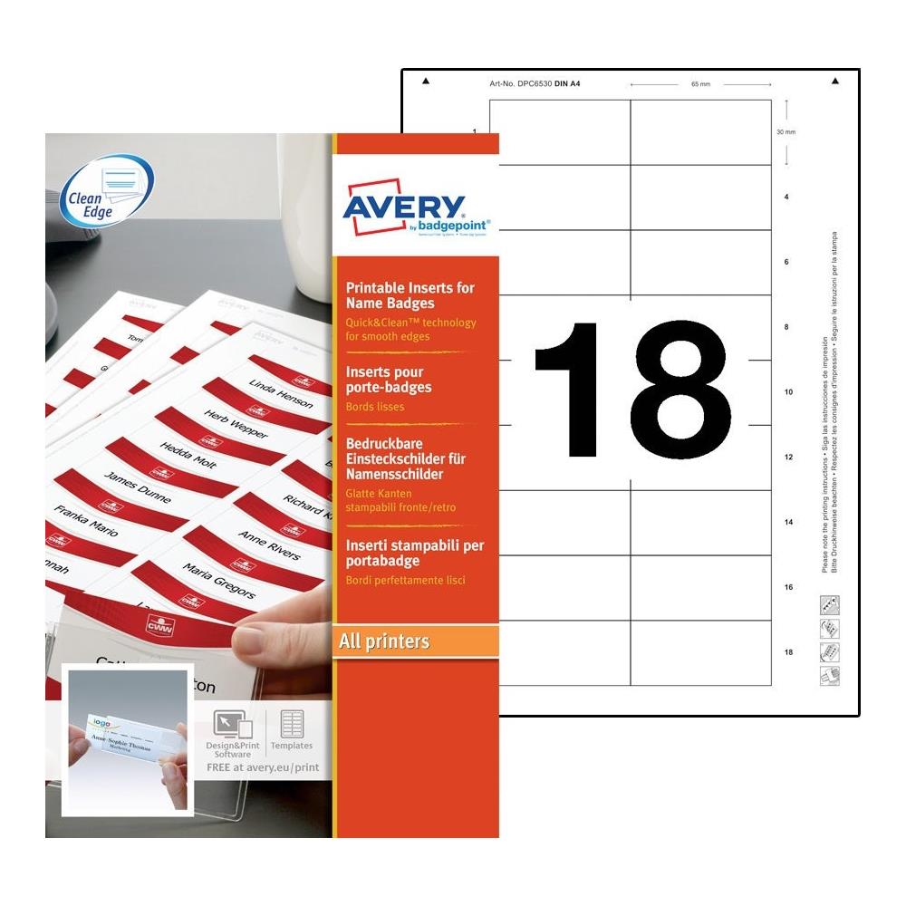 Cf180 Inserti Stampabili 30 X 65 Mm - Foto 2