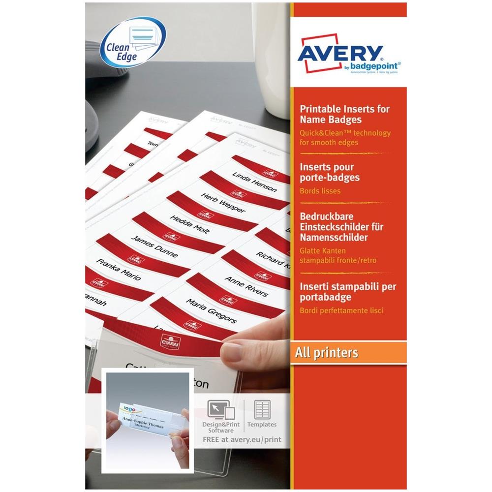 Cf180 Inserti Stampabili 30 X 65 Mm - Foto 1