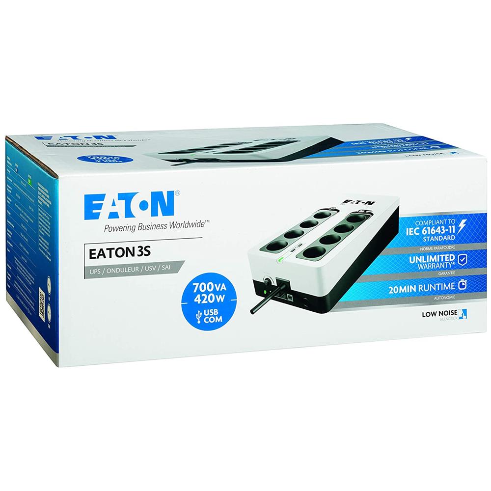 Gruppo di Continuità UPS 3S700D 700 VA / 420W 8 Prese Schuko - Foto 5