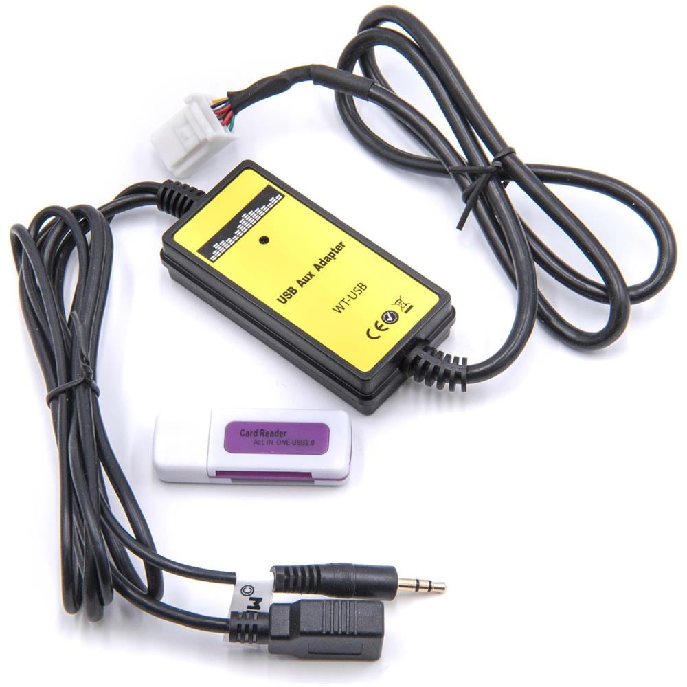 vhbw Cavo AUX Line-In adattatore per autoradio compatibile con tutti i dispositivi Kenwood con collegamento CD vhbw Cavo AUX Line-In adattatore per autoradio compatibile con tutti i dispositivi Kenwood con collegamento CD