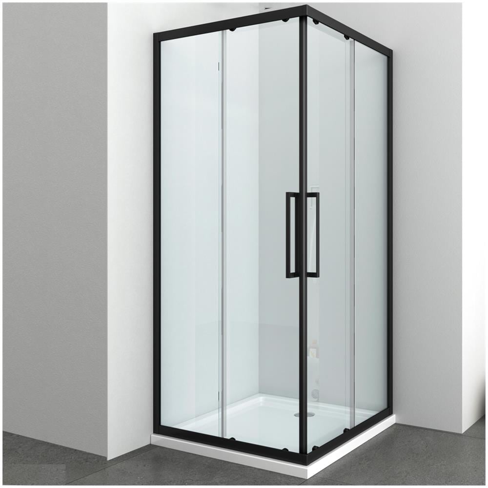 Box Cabina Doccia Angolare Corner Due Ante Scorrevoli Cristallo Temprato - Foto 2