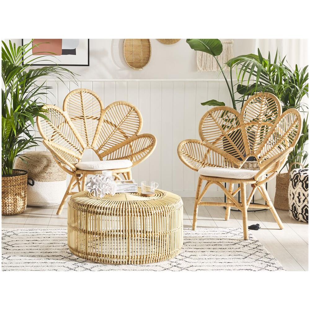 Set Soggiorno Da Giardino In Rattan Florentine / Limni - Foto 2