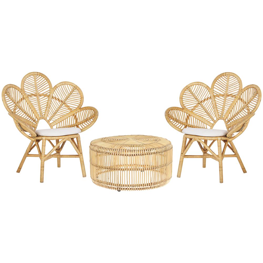 Set Soggiorno Da Giardino In Rattan Florentine / Limni - Foto 1