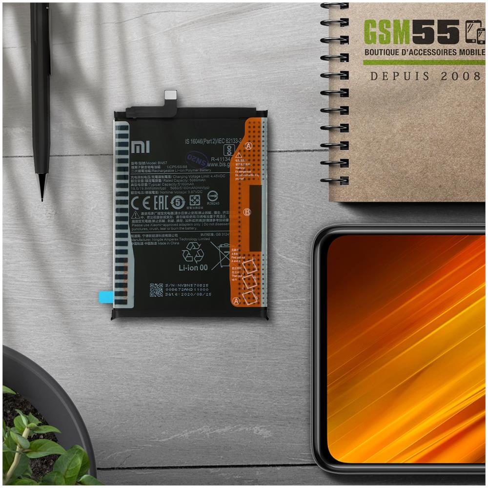 Batteria Interna Xiaomi Poco X3 5160mah Originale Bn57 - Foto 5