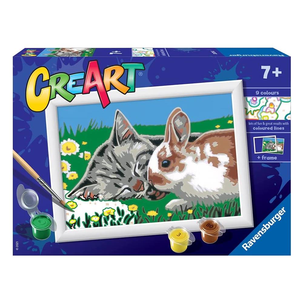 Creart, Riposino Sul Prato, Dipingere Con I Numeri Bambini, Età Raccomandata 7+, Giochi Creativi, 200740 - Foto 1
