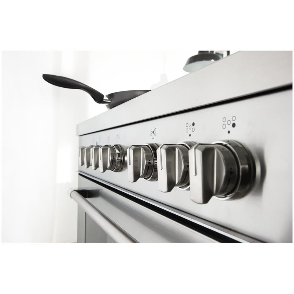 Cucina Elettrica PRO 96 MA 5 Fuochi a Gas Forno Elettrico Multifunzione Ventilato Classe A Dimensioni 90 x 60 cm Colore Inox / Nero Antracite Serie Professional - Foto 9