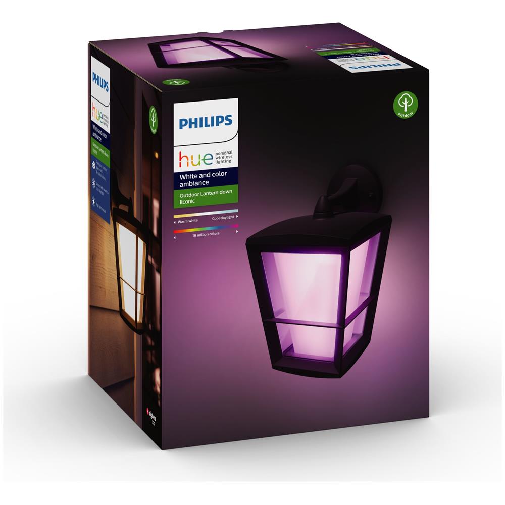 Econic Hue Lampada Da Parete Down Nero In Metallo - Foto 2