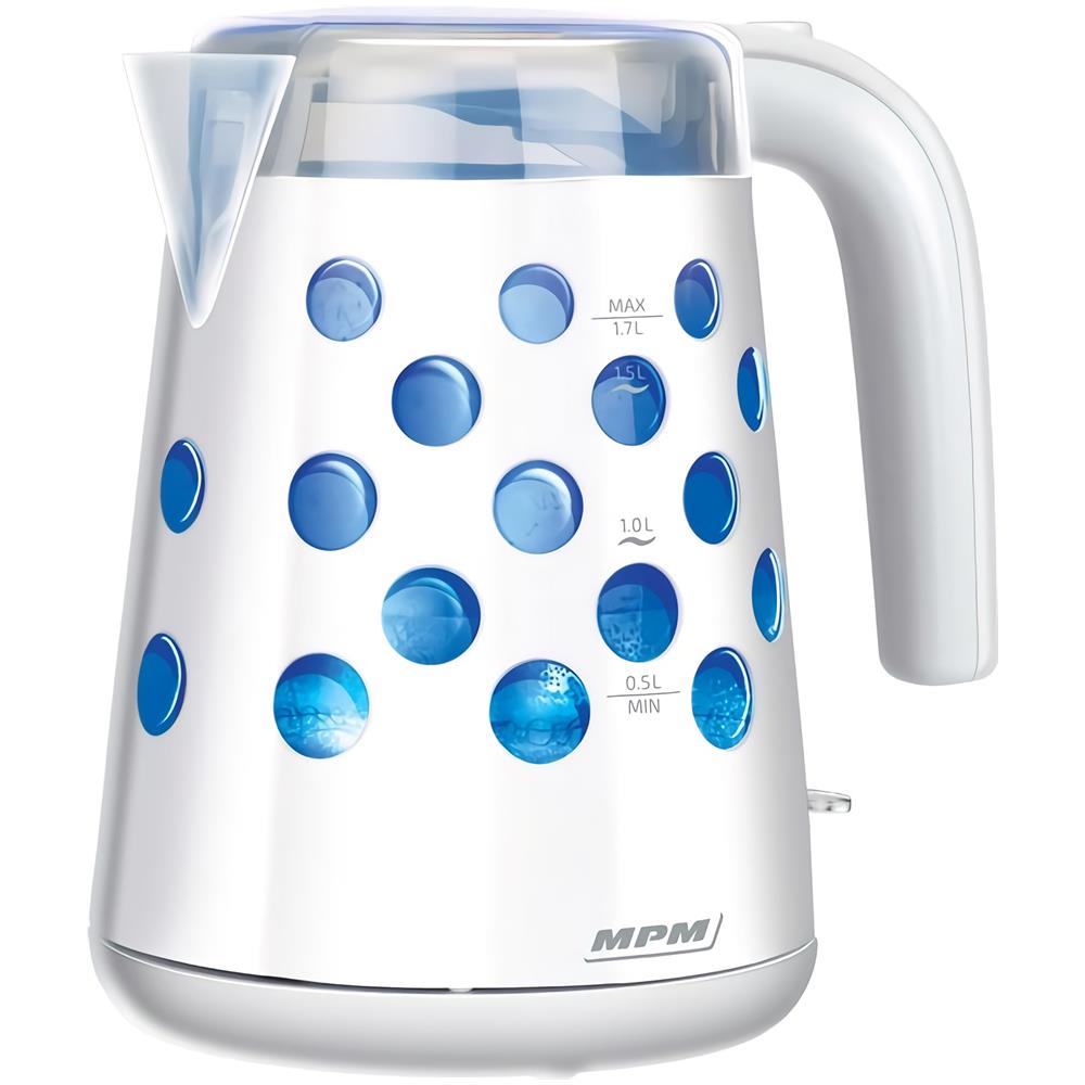 Mcz-86 Bollitore Elettrico 1,7 L, Senza Bpa, Illuminazione Interna, Senza Filo 2200w Bianco - Foto 1