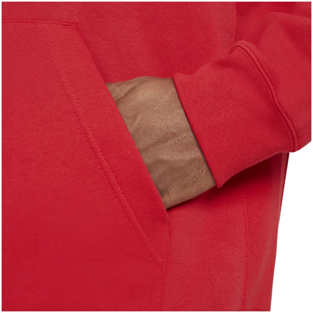 Felpa Da Uomo Con Cappuccio E Full Zip Club Fleece Rossa Taglia L Cod Bv2645-657 - Foto 4