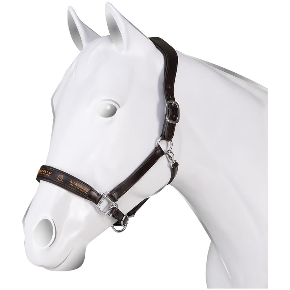 Cavezza Acavallo In Cuoio Con Riporti In Gomma Full - Foto 1