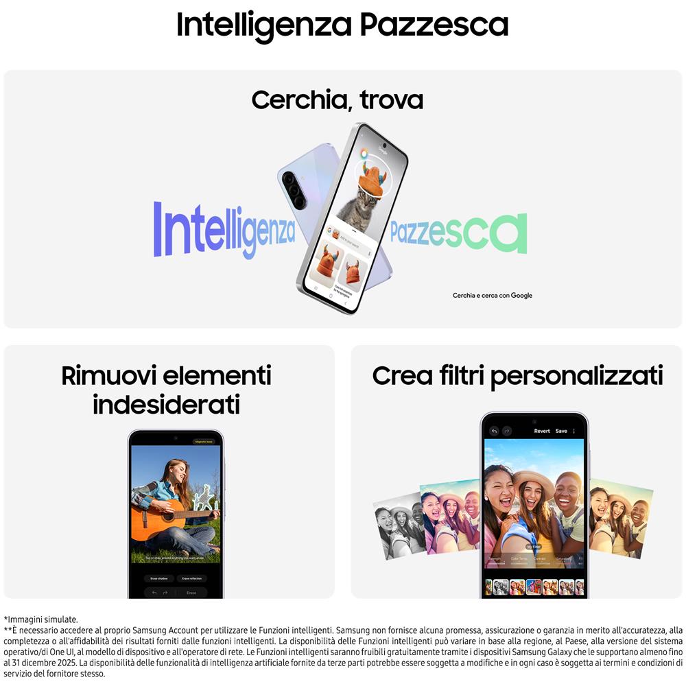 Galaxy A36 5G AI 128GB 6GB Ram Display 6.7” Super AMOLED Main Camera 50MP NanoSIM + eSIM USB Type-C Snapdragon 6 Gen 3 Android 15 5000 Awesome Lime Italia - Foto 10