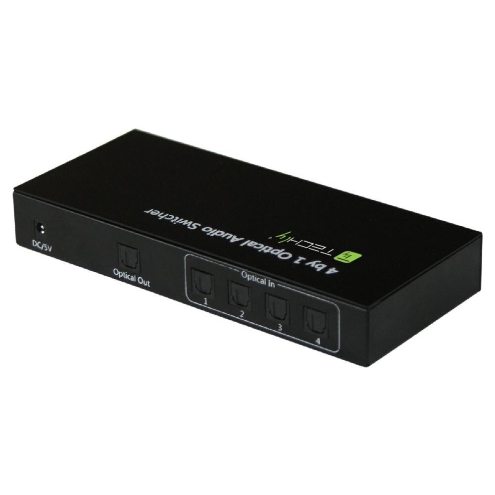 IDATA TOS-SW4 - Switch Audio Toslink 4 Porte con Telecomando IR - Foto 2