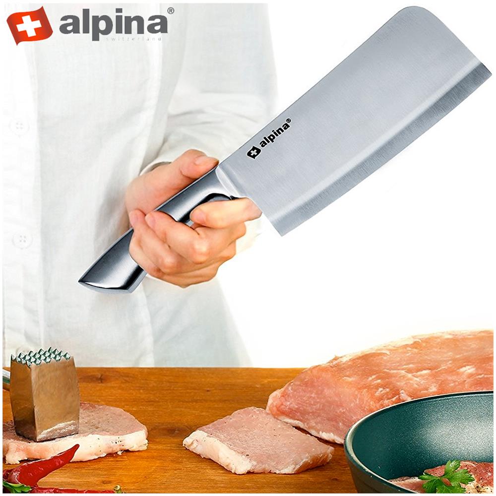 Mannaia Macellaio 31 Cm Coltello Per Carne Da Cucina Acciaio Inox Silver - Foto 1