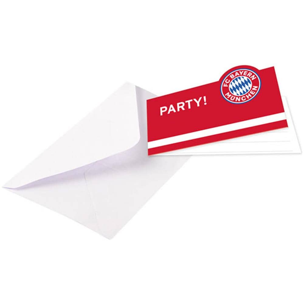 Amscan - 8 Inviti Per Festa Fc Bayern Monaco - Foto 1
