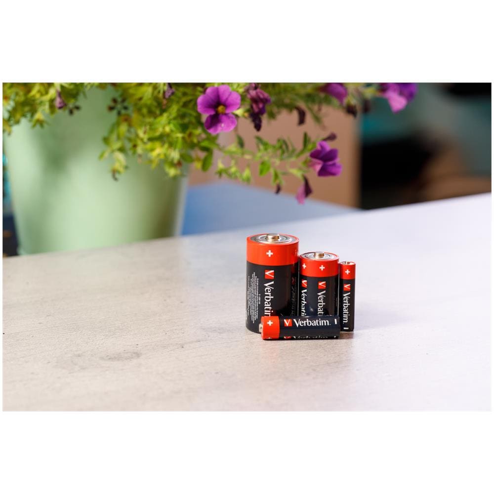 1x24 Verbatim Alkaline Batterie Micro AAA LR 03 PVC Box 49504 - Foto 1