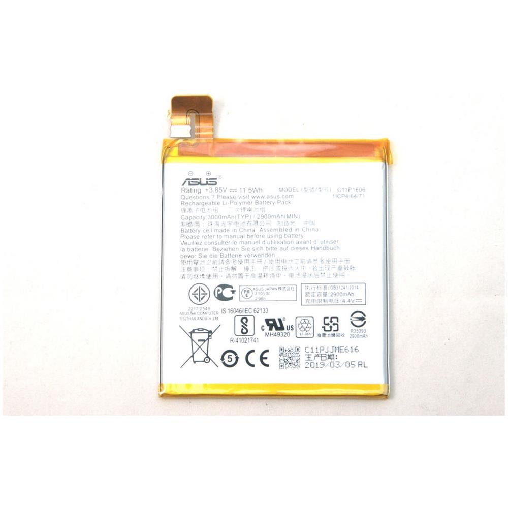 Batteria Interna Asus C11p1606 Per Zenfone 3 Laser Zc551kl Pila 3000ma - Foto 1