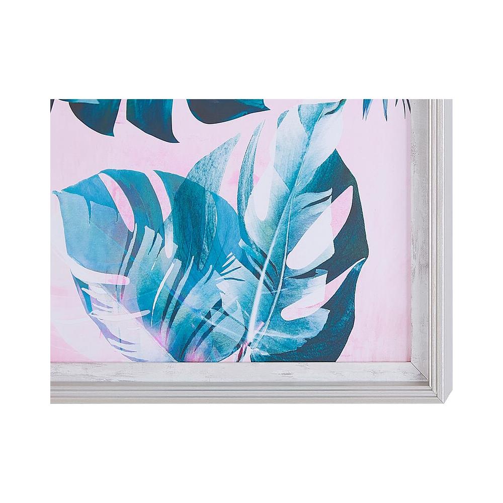 Quadro Da Parete Con Cornice 30 X 40 Cm Blu E Rosa Agena - Foto 2