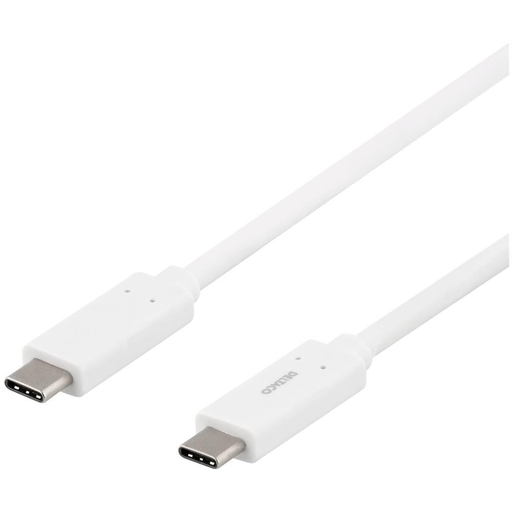Cavo Da Usb-c A Usb-c, 1 M, 1,5 A, Usb 3.1 Gen, E-marker, Bianco - Foto 1
