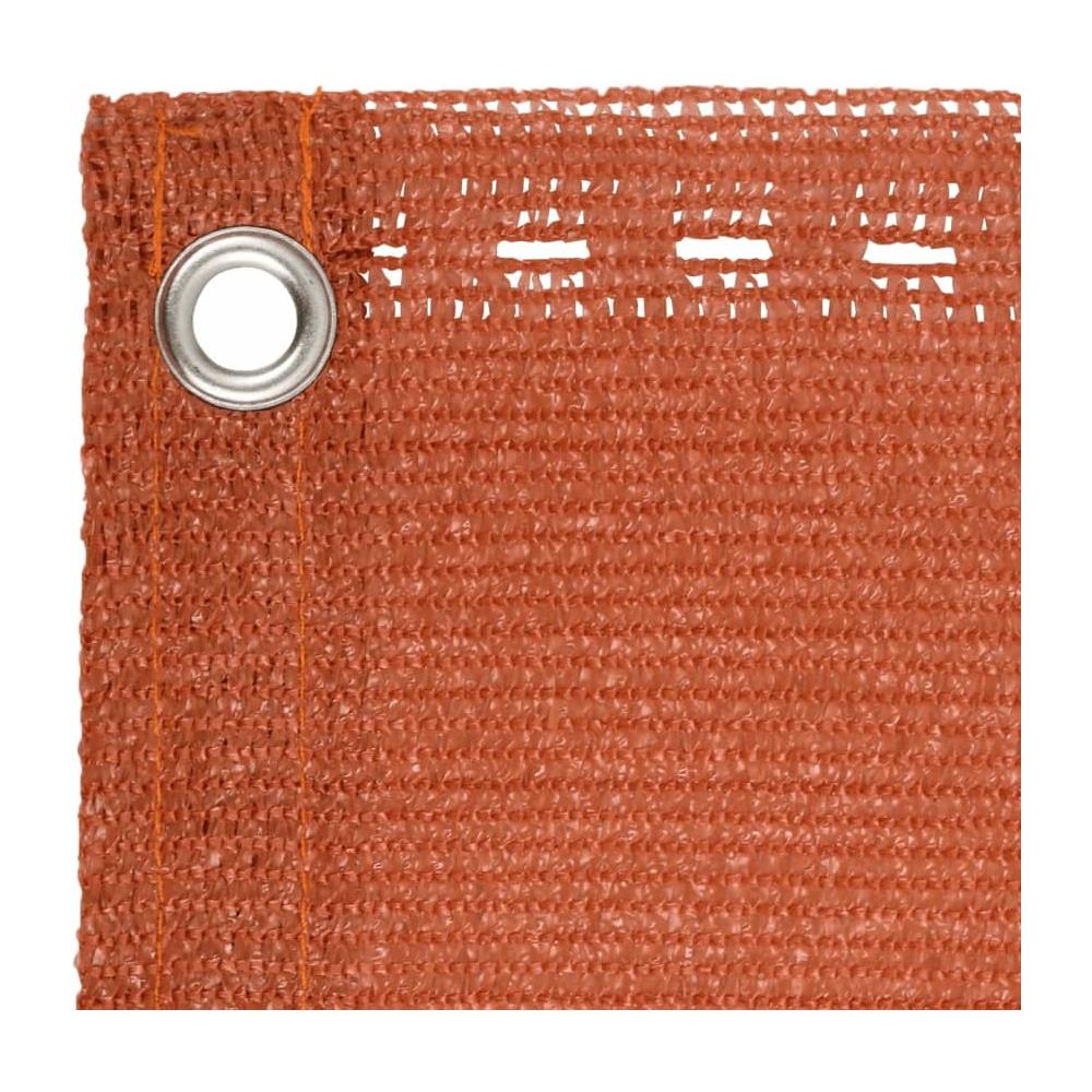 Paravento da Balcone Arancione 75x300 cm in HDPE - Foto 5