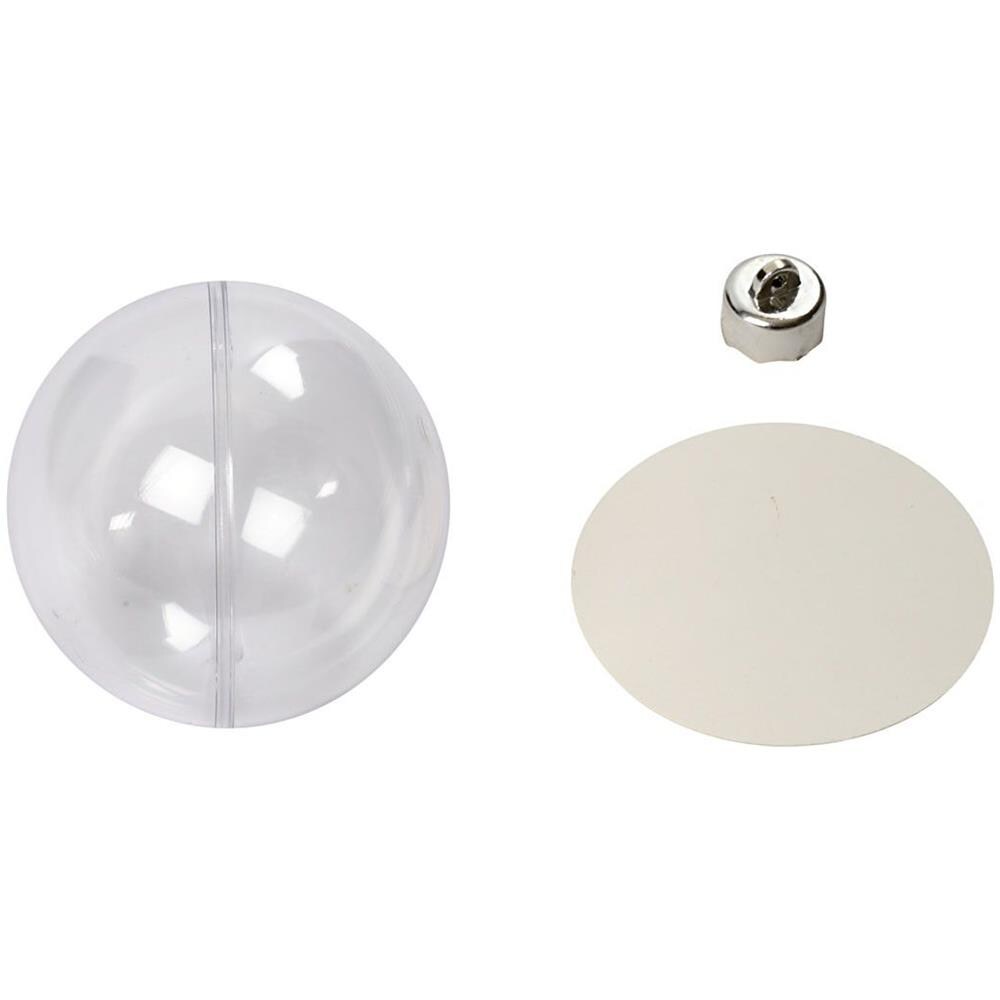 52141 Ball christmas ornament Plastica Trasparente 5pezzo (i) decorazione natalizia - Foto 3