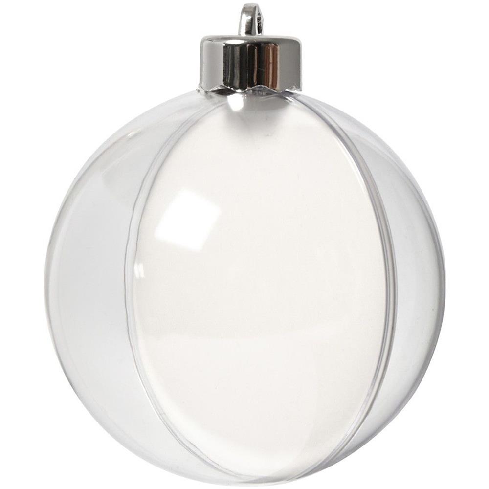 52141 Ball christmas ornament Plastica Trasparente 5pezzo (i) decorazione natalizia - Foto 1
