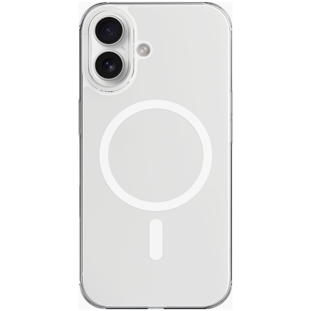 Transparent Case custodia per cellulare 15,5 cm (6.1") Cover Trasparente, Bianco - Foto 7