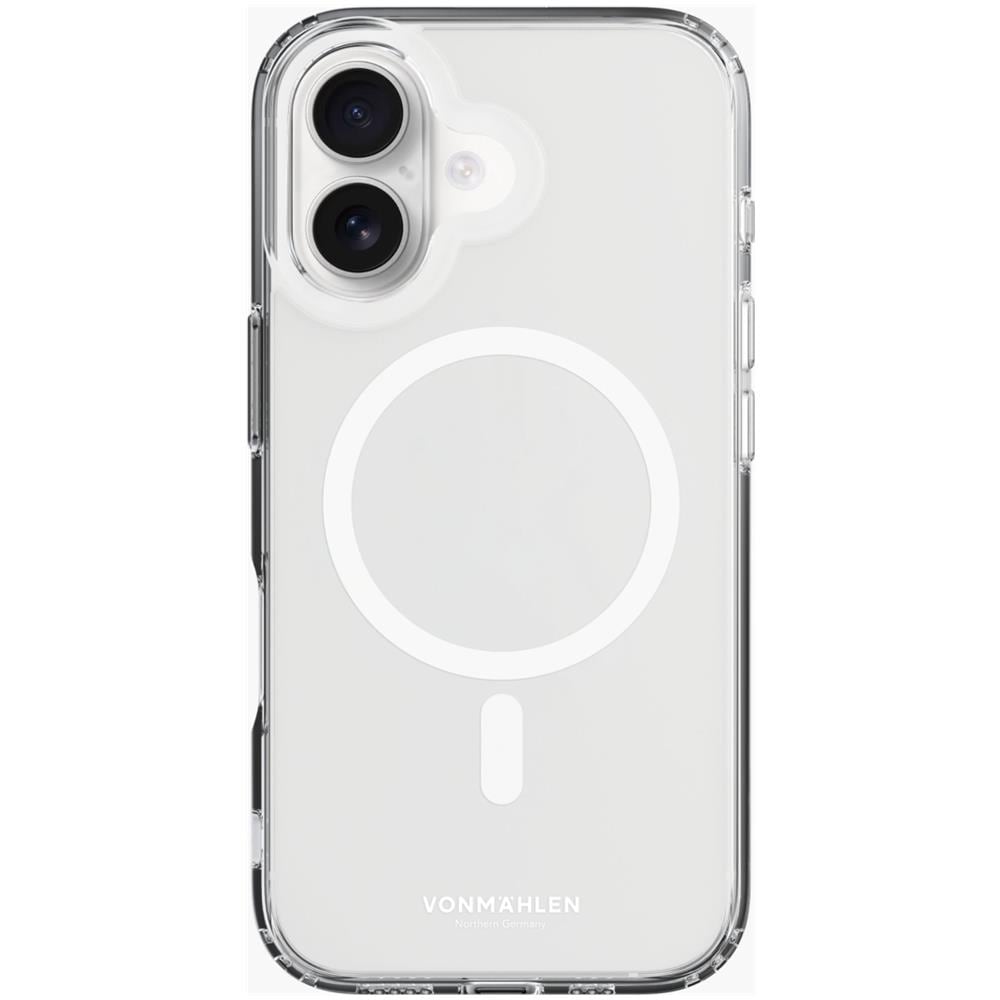 Transparent Case custodia per cellulare 15,5 cm (6.1") Cover Trasparente, Bianco - Foto 1
