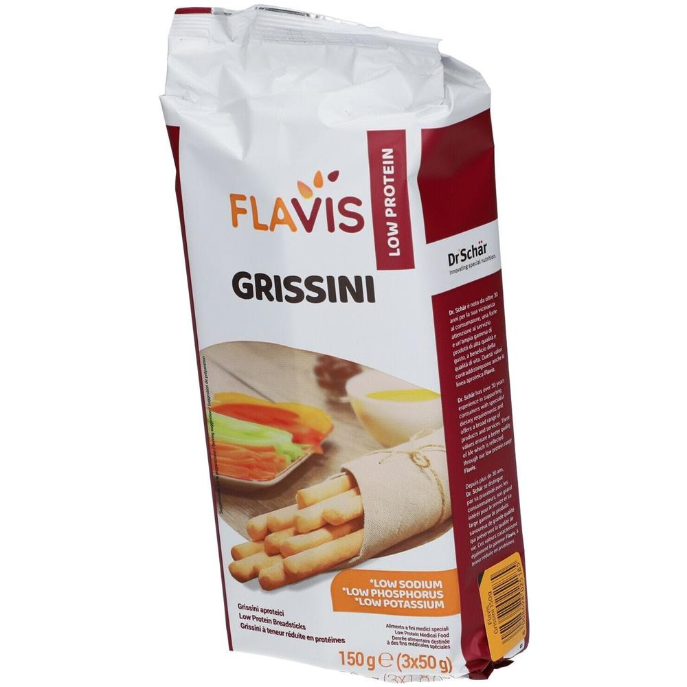 Flavis Grissini Aproteici 3 Porzioni da 50 g - Foto 1