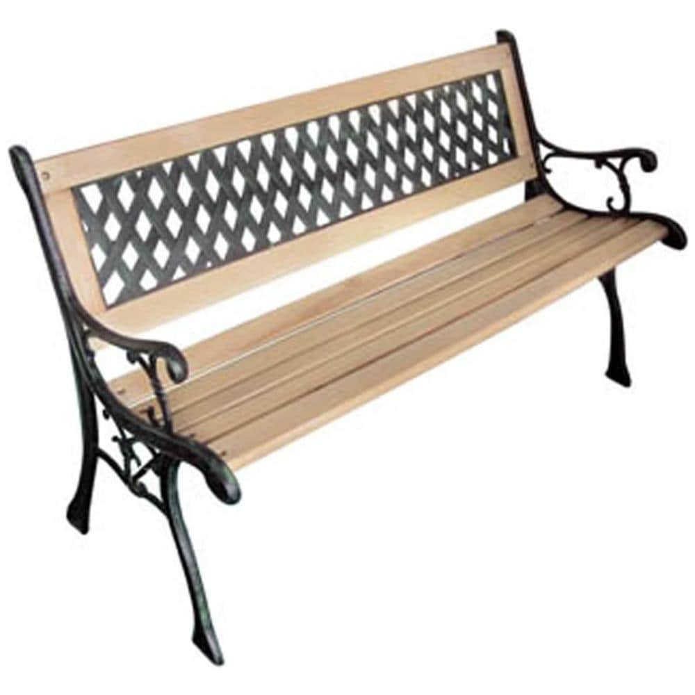 Panchina da Giardino 122 cm in Legno - Foto 1