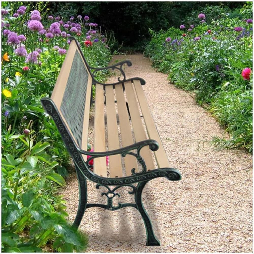 Panchina da Giardino 122 cm in Legno - Foto 2