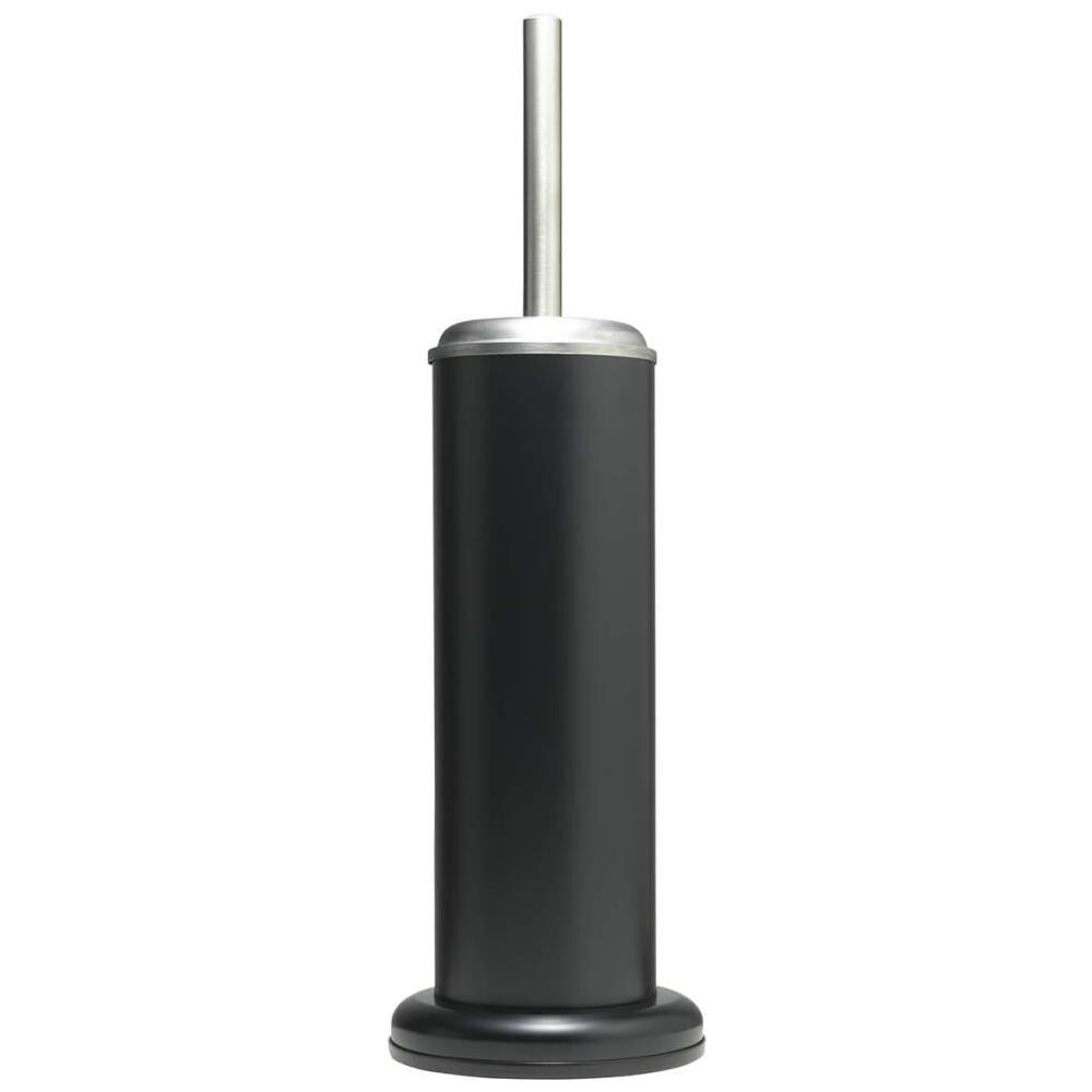 Porta Scopino Da Bagno E Supporto In Acero Nero 361730519 - Foto 1