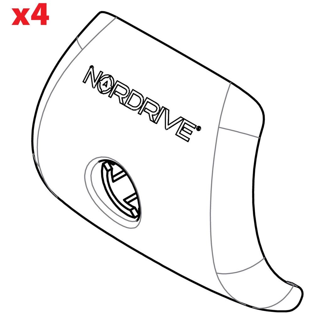 N99960 Set 4 Cover Piedi Rail - Foto 1