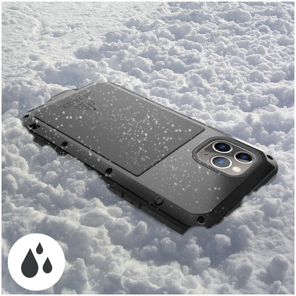 Cover Waterproof Apple Iphone 11 Pro Max Vetro Temperato Powerful Nero - Foto 2