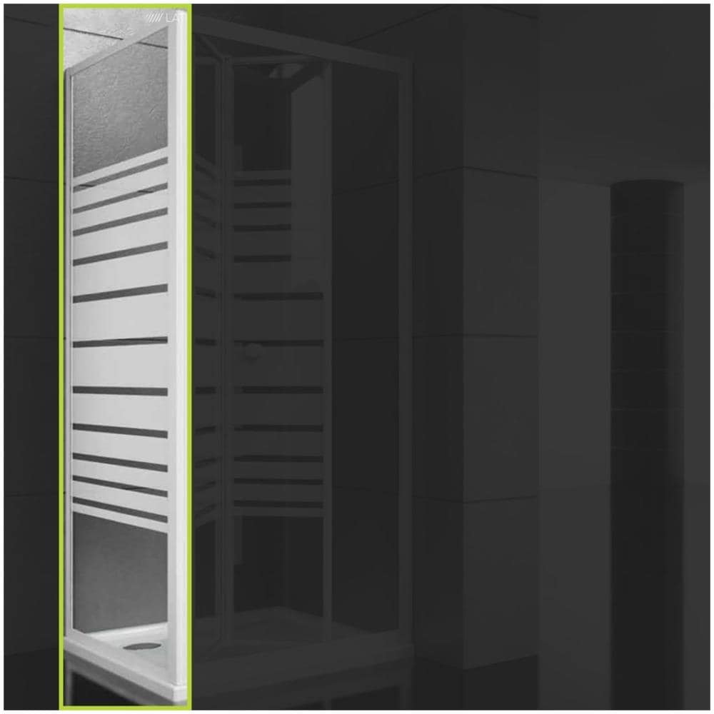 Lato Fisso Box Doccia Book Adatto Per Porta A Soffietto Book Cristallo Temprato *** Misure : 78-80xh190 Cm Serigrafato - Foto 2