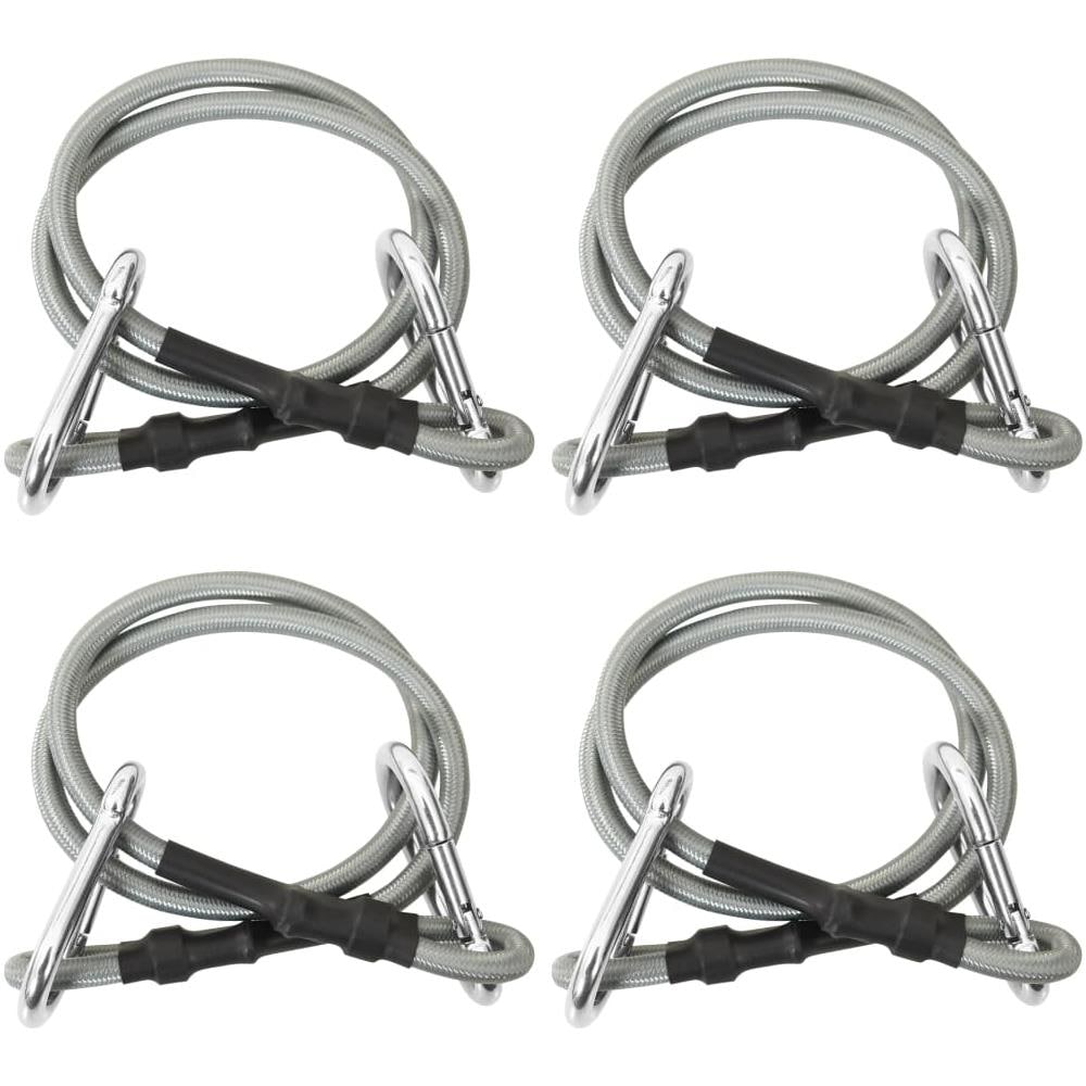 Corde Con Moschettone 4 Pz Gomma - Foto 1