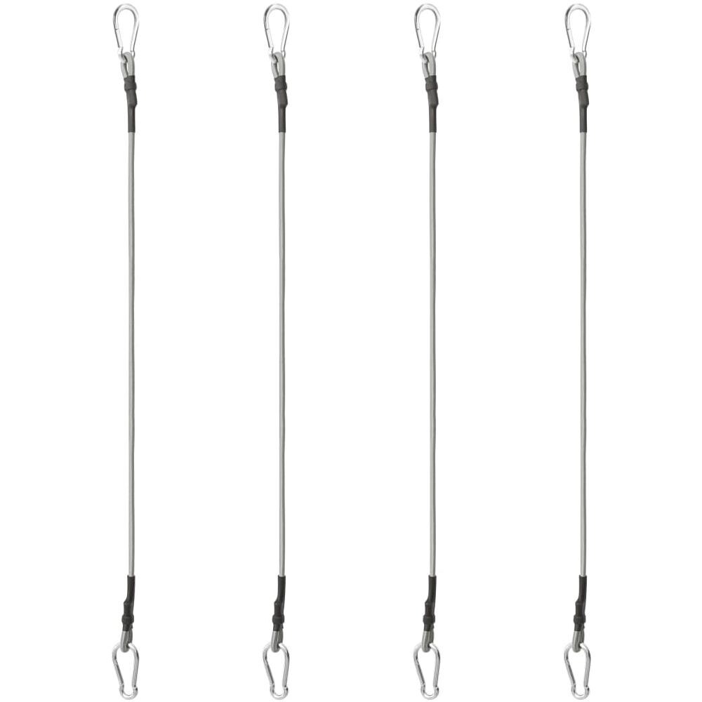 Corde Con Moschettone 4 Pz Gomma - Foto 2