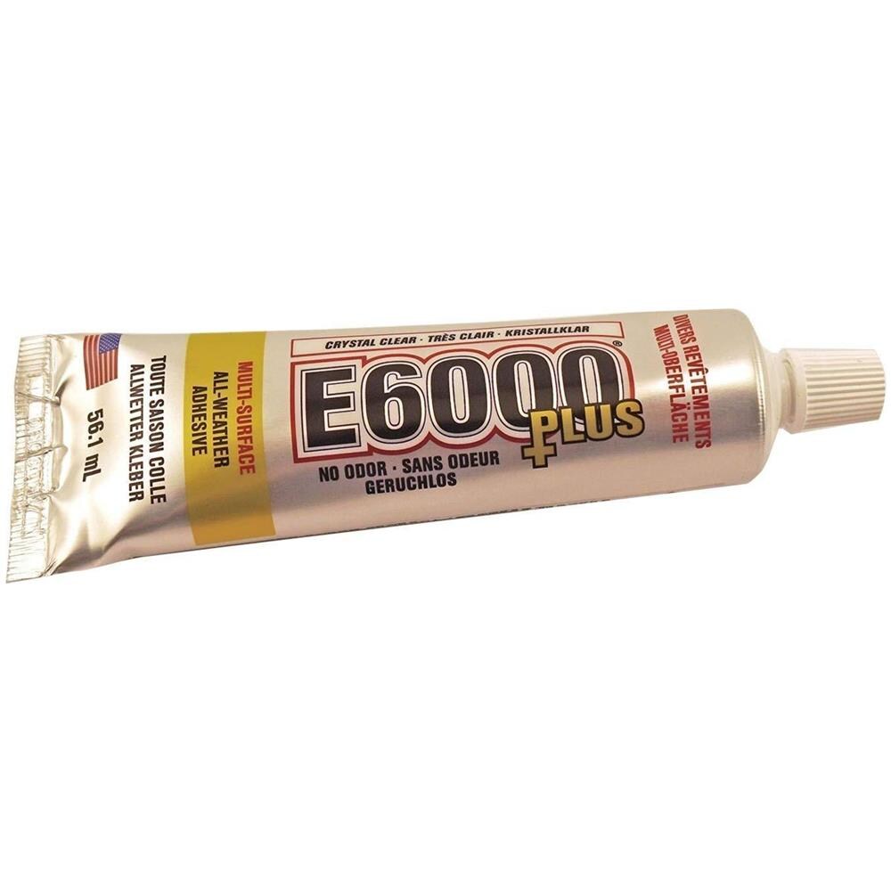 Eclettici Products Inc. E6000 Pi Multi-purpose Chiaro Colla Impermeabile E Verniciabile Forte Adesivo Flessibile Del Mestiere Per Legno Vetro Tessuto Ceramica Metallo E Di Pi 56.1ml - Foto 2