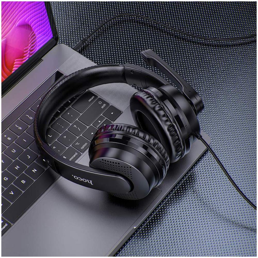 Cuffia Gaming Jack 3.5m Con Microfono (l= 1.2m) - Black - Foto 2