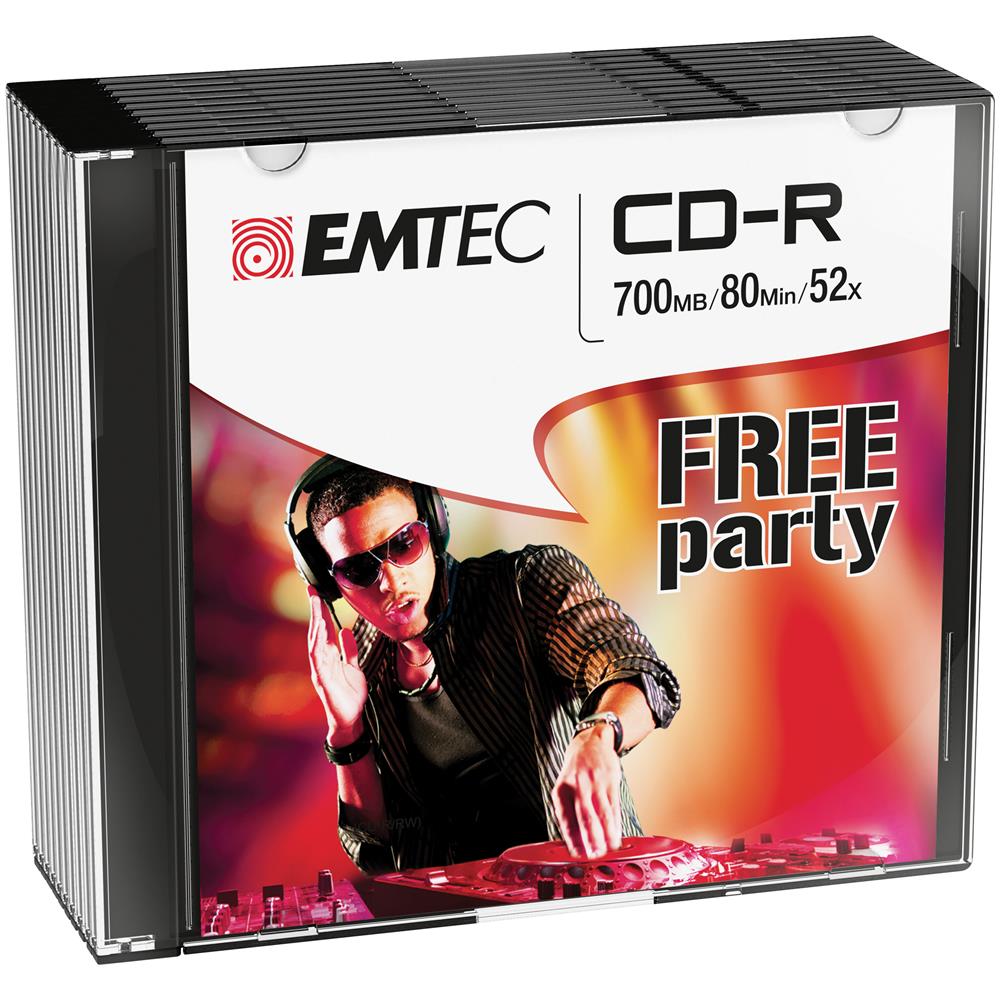 ECOC801052SL, CD-R, 700 MB, 52x, Custodia per CD - Foto 3
