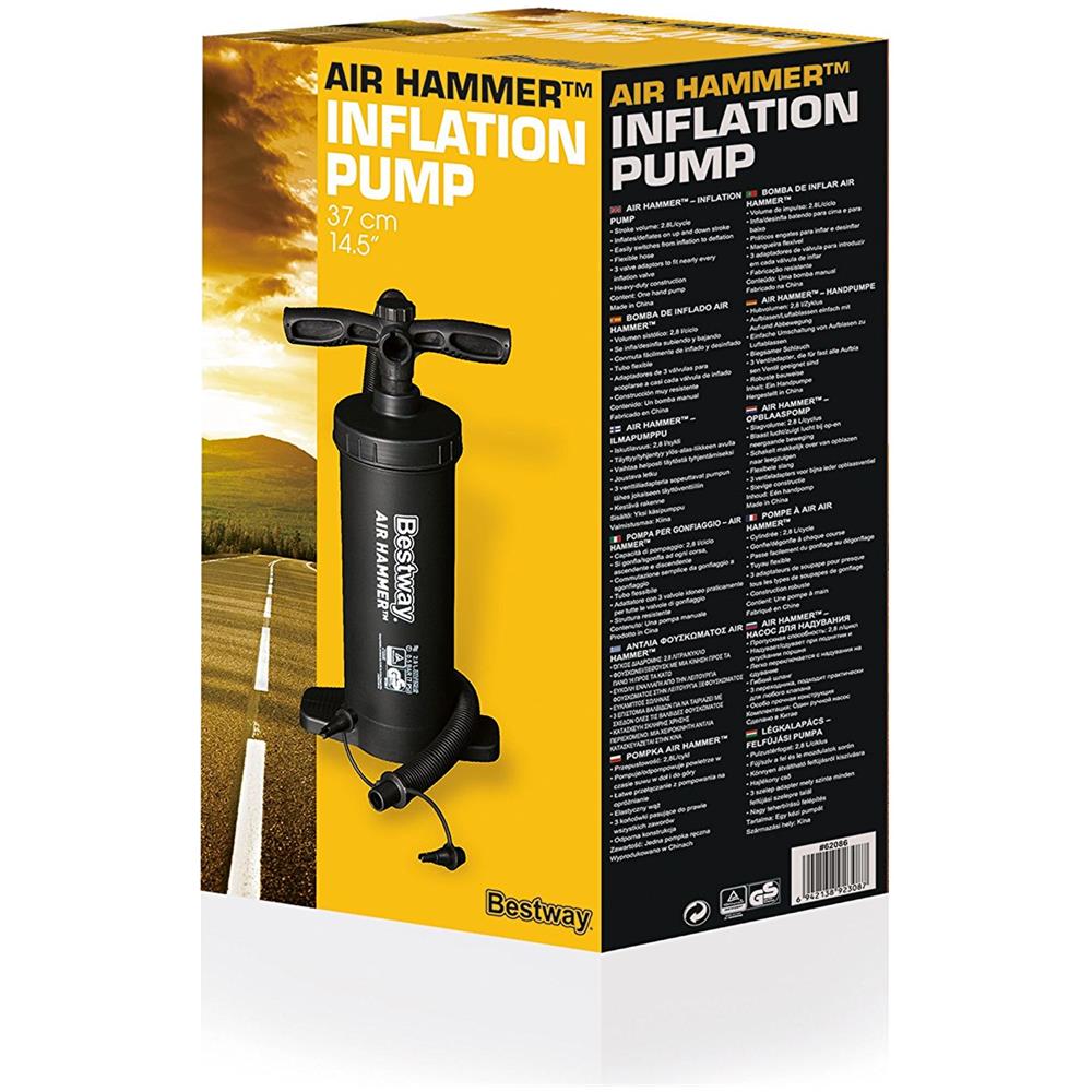 62086 Nero Pompa ad aria manuale pompa ad aria manuale - Foto 2